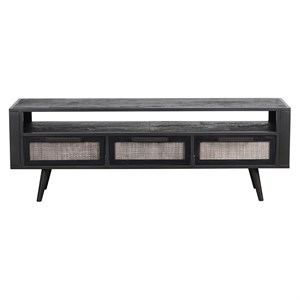 NovaSolo - Nordic Mindi Rattan TV-bord, 3 skuffer